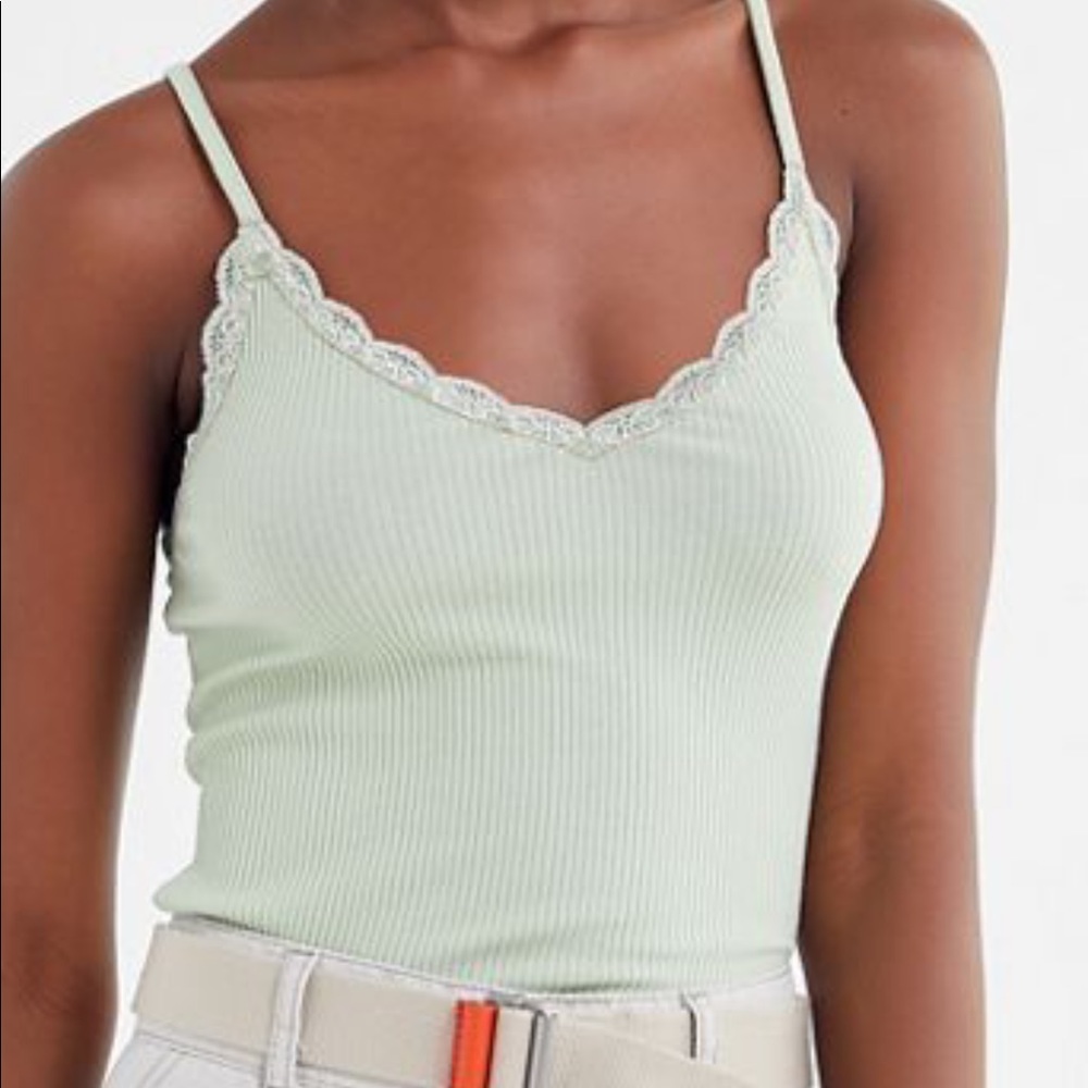 LIGHT GREEN RARE URBAN OUTFITTERS TANK